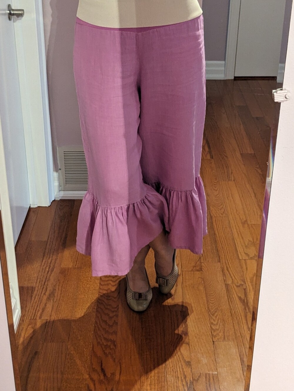 BRYN WALKER Oversized 100% Linen Pants